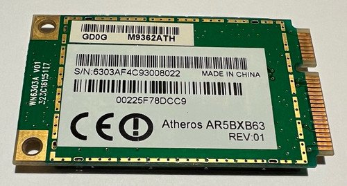Atheros ar5bxb63 mini pci - #16,