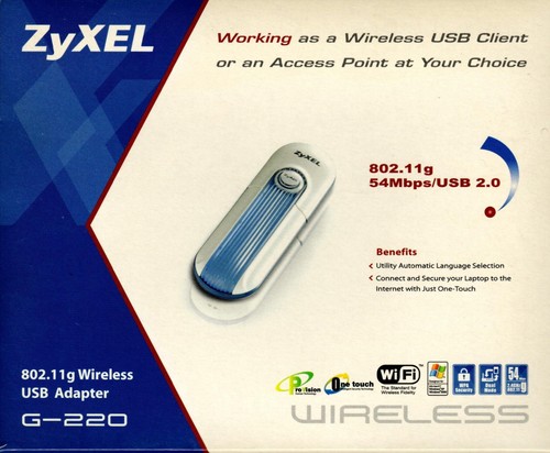 Zyxel 220 802 11g wireless - g-220,