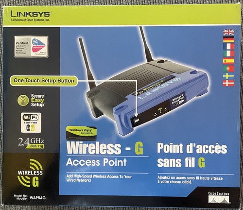 Linksys wap54g wireless - linksys, wireless-g